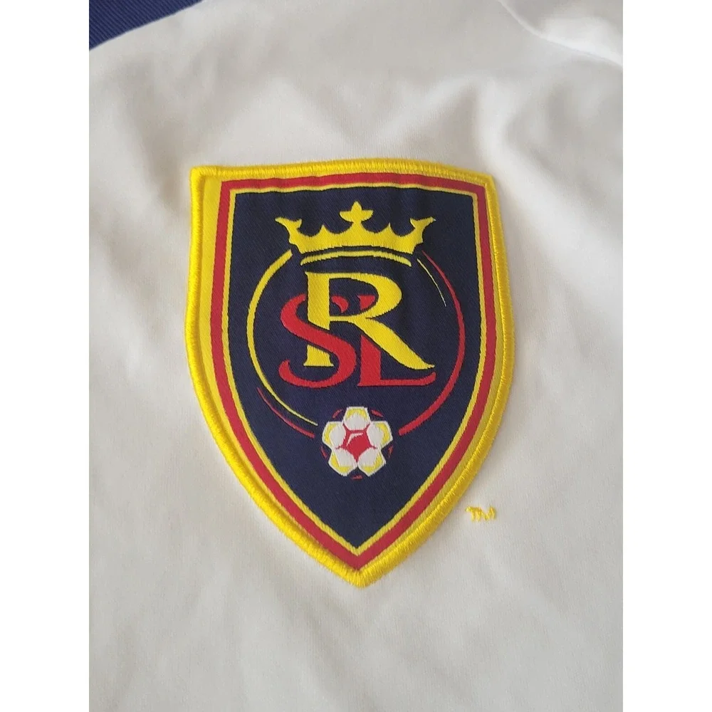 Adidas MLS  White Real Salt Lake LifeVantage Soccer Jersey Men's Size S 2013 VTG